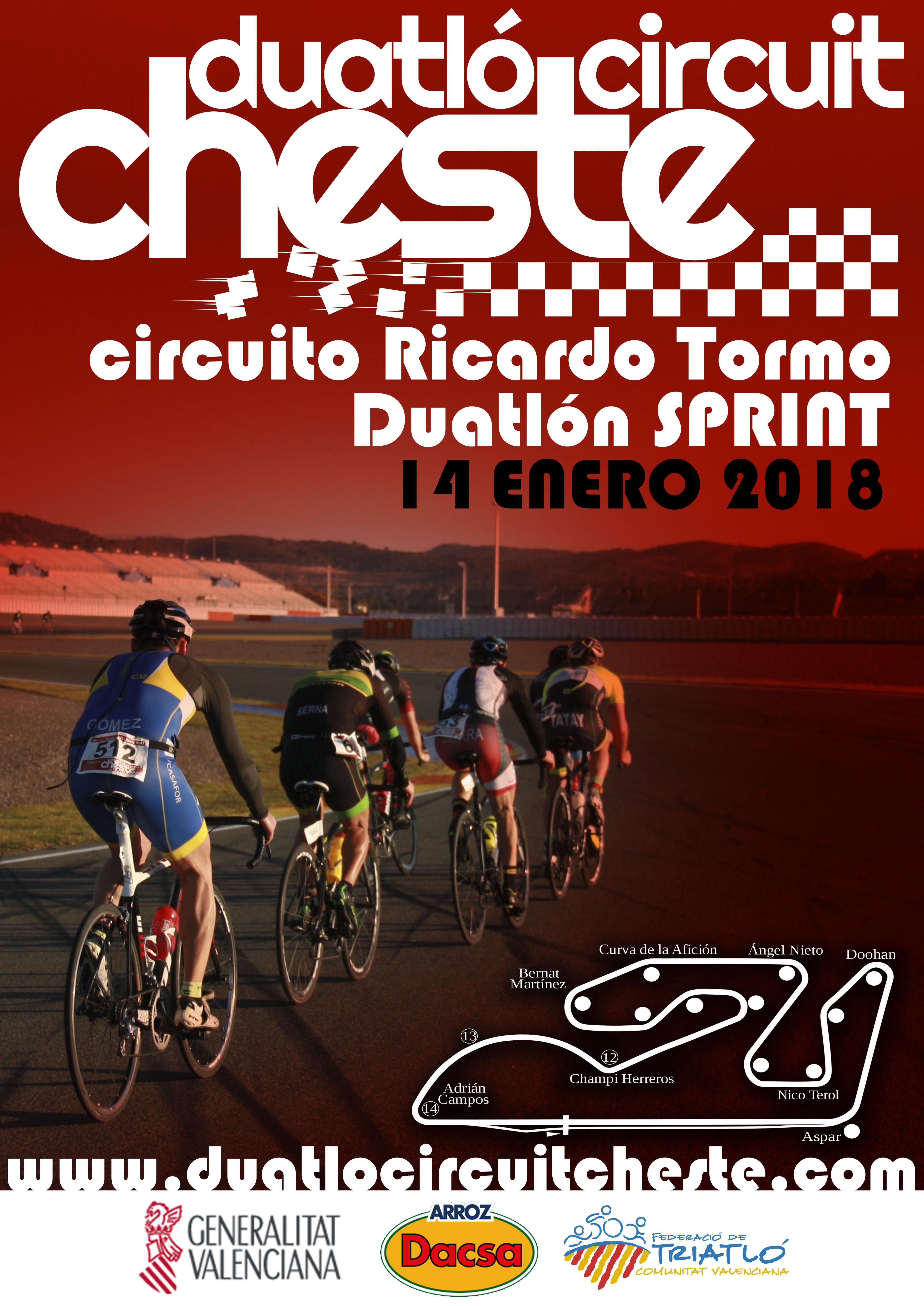 Pío chocolate amenaza El Duatló Circuit de Cheste abre la temporada 2018 | Federació de Triatló  de la Comunitat Valenciana