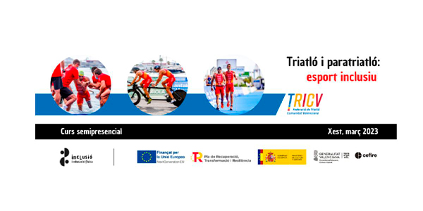 CEFIRE oferta el curso ‘Triatlón y Paratriatlón: deporte inclusivo’, en colaboración con la FTCV